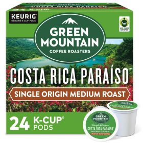 Green Mountain Coffee¬Æ Roasters Costa Rica Paraiso Single-Serve K-Cup Pods, Medium Roast Coffee, 24 Count