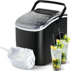 Portable Ice Maker Machine Countertop 26 lbs, Black