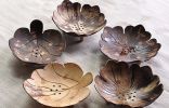 Random Flower Shape Coconut Shell Handmade Soap Dish Jewelry Holder Tray