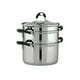 Tramontina Stainless Steel 3 Quart Steamer & Double-Boiler, 4 Piece