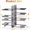 RAINBEAN Pot and pan organizer, Pot Lid Holders & Pan Rack, Multiple DIY methods 8 tier pot racks, adjustable kitchen organization and storage for pot