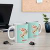 Christmas Dove with Peace Ceramic Mug 11oz