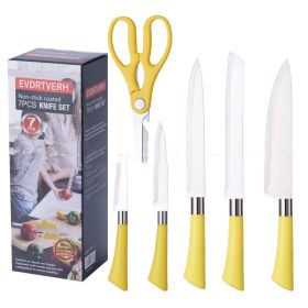 Spot Knife Set Combination Fruit Function (Option: Yellow Knife Set)