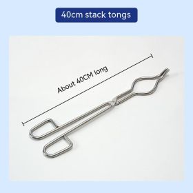 Thick Stainless Steel Crucible Pliers (Option: 40CM)