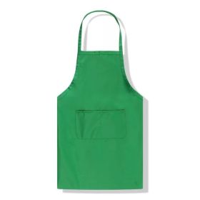 Fashion Home Kitchen Thickened Apron (Option: Grass Green-58X73cm)