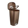 13 gal Brim Plastic Step Soft Close Lid Kitchen Trash Can