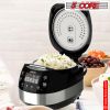 Rice Cooker Small Rice Maker Steamer Pot Electric Steamer Digital Electric Rice Pot Multi Cooker & Food Steamer Warmer 5.3 Qt 5 Core RC0501