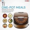 Rice Cooker Small Rice Maker Steamer Pot Electric Steamer Digital Electric Rice Pot Multi Cooker & Food Steamer Warmer 5.3 Qt 5 Core RC0501