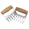 Steel/Plastic Meat Shredder Claws BBQ Claws Pulled Meat Handler Fork Paws for Shredding All Meats Accessories Kitchen Tools Paws